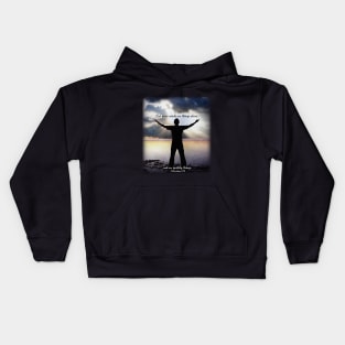 Set your minds on things above, not on earthly things Kids Hoodie